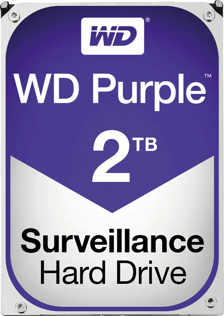 WESTERN DIGITAL DISCO DURO 2TB 3.5 WD23PURZ SATA 3  PURPLE