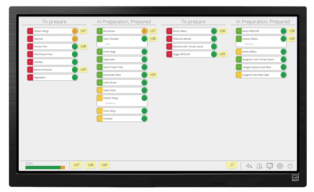 Monitor de Cocina (KDS) HioScreen 21,5"